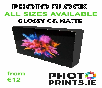 16" X 20" Photo Block Only €45